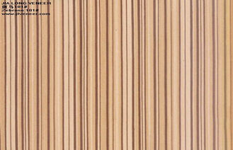 Pannelli di parete di legno costruiti di costruzione dell'impiallacciatura di Zebrano artificiali