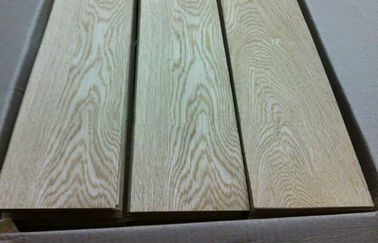 foglio di legno spesso dell'impiallacciatura della pavimentazione della quercia di 0.5mm, grano diritto della corona dell'indennità