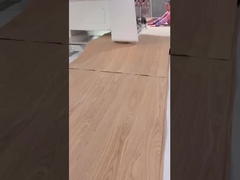 Fogli di rivestimento di legno compensato a croce di olmo marrone tagliato in fette