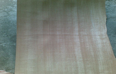 Impiallacciatura rossastra del taglio del quarto di Makore con forte grano calcolato