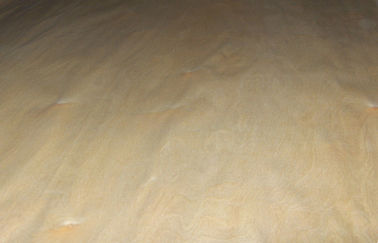 MDF dorato naturale dell'impiallacciatura di legno di betulla con le tecniche affettate del taglio