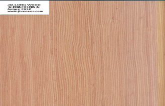 MDF di legno dell'impiallacciatura del legno duro ricostituito giallo con il taglio della spaccatura