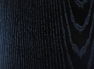 L'impiallacciatura di legno nera di Zebrano riveste 8mm - 21mm di pannelli, l'impiallacciatura di legno decorativa Edgeing