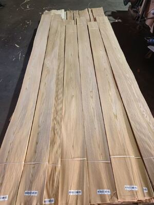Impiallacciatura di Olmo Crown Cut Marrone con Spessore 0.5mm per Decorazione Hotel e Mobili