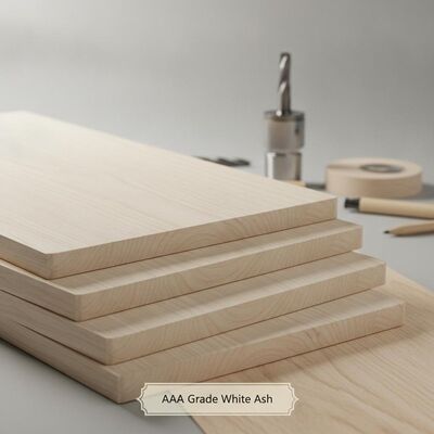 Sanded And Polished Natural White Ash AAA Grade Wood Material Ideal For Doors Windows And Custom Woodworking Applications