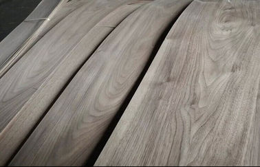 Grado naturale ab del foglio di legno della mobilia dell'impiallacciatura della noce del taglio del quarto