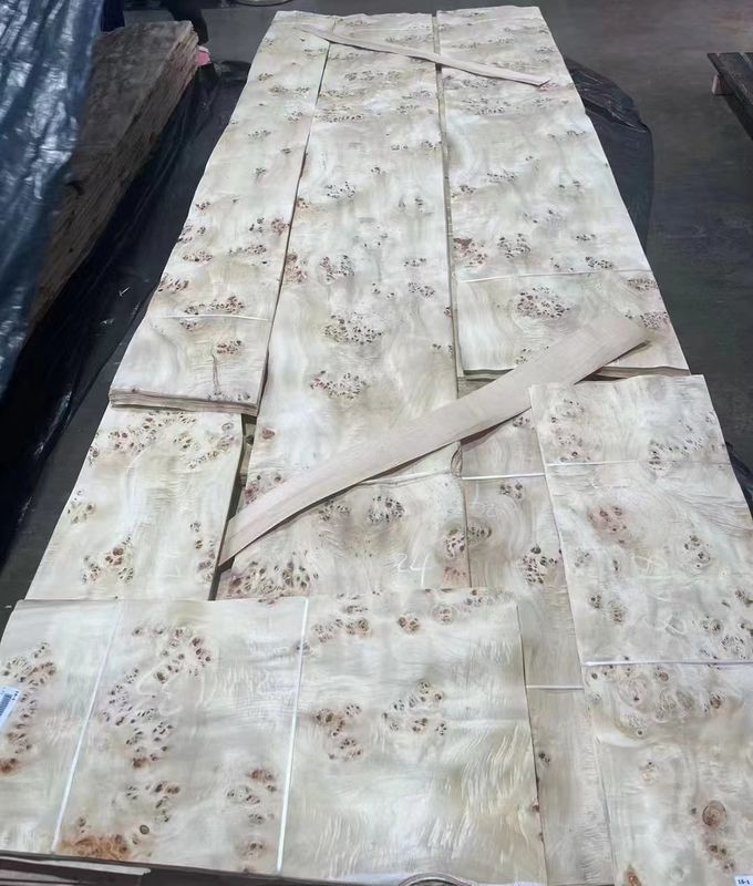 Fogli di rivestimento di pioppo tagliati in fette naturali di grado A per la decorazione dei mobili