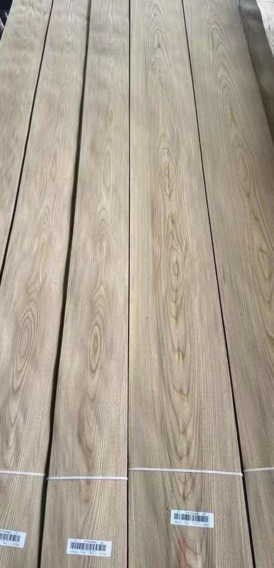 Finitura a taglio corona di olmo marrone di alta qualità per decorazioni alberghiere