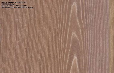 La quercia reale di Brown ha costruito le impiallacciature di legno per il taglio affettato Governi